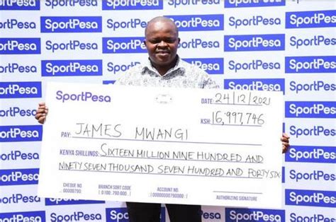 Two Men Win The 33 Million SportPesa Mid Week Jackpot.